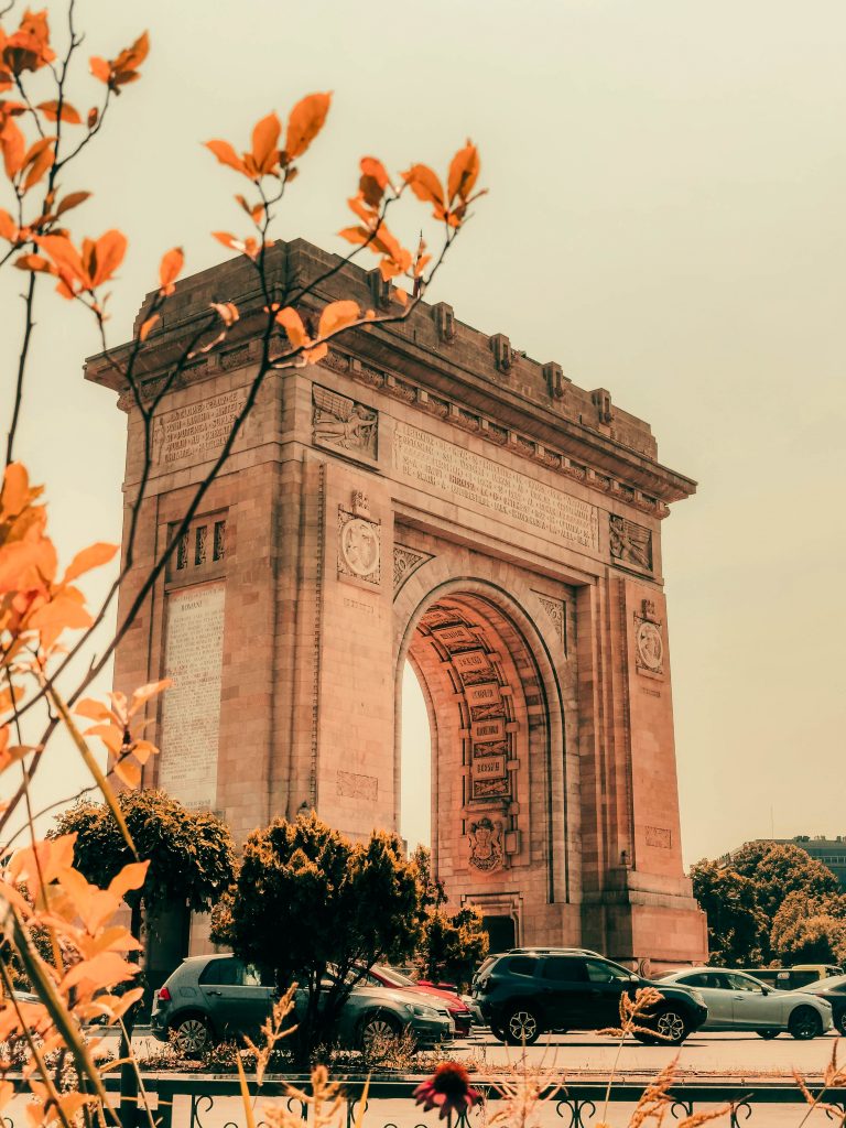 Arcul de Triomphe in Bucharest, Romania