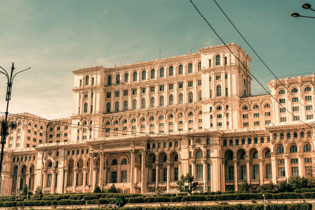 Palace of the Parliament in Bucharest, Romania