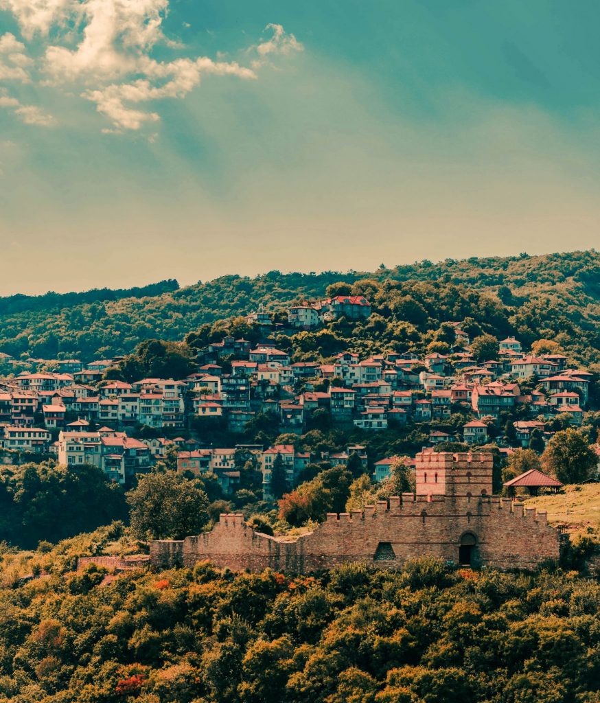 Wide View of Veliko Tarnovo Bulgaria