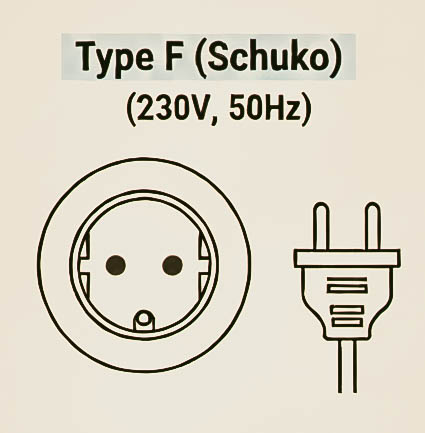 Graphic of Outlet Type F 