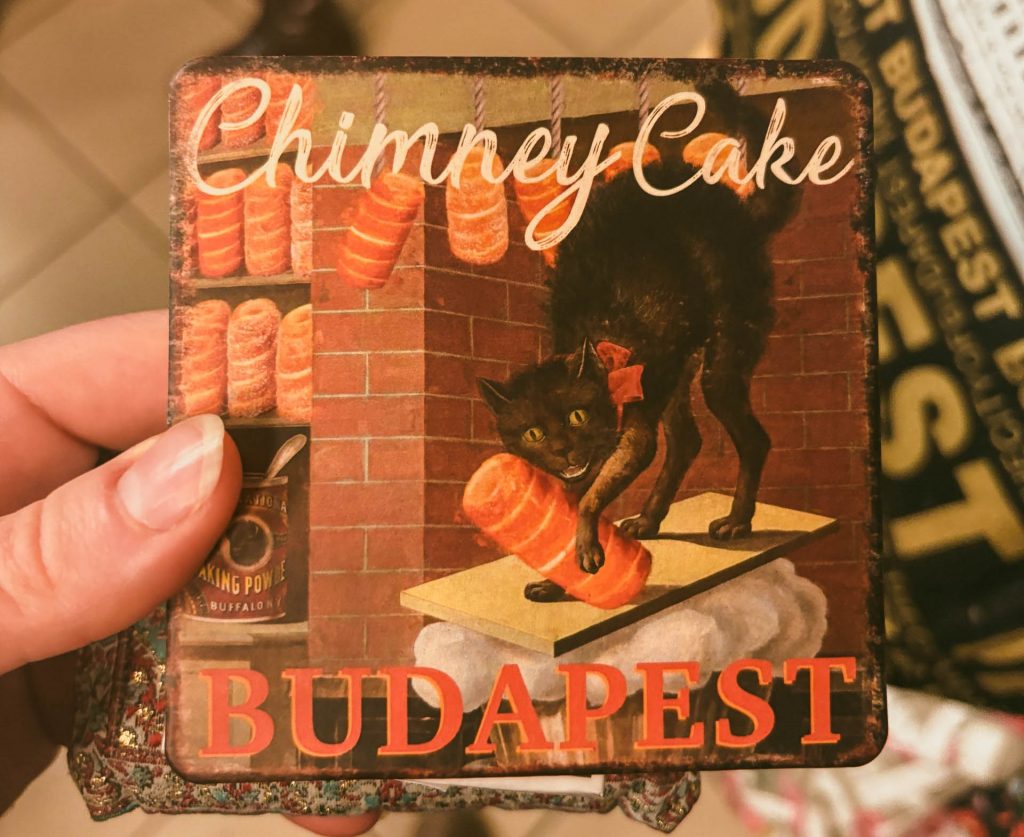 Weekend in Budapest - Itinerary and Guide Chimneycake souvenir coaster