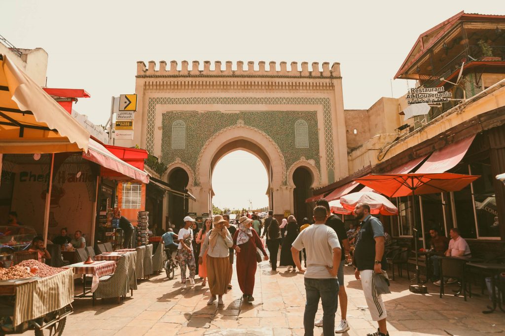 Bab Bou Jeloud in Fes Old Medina