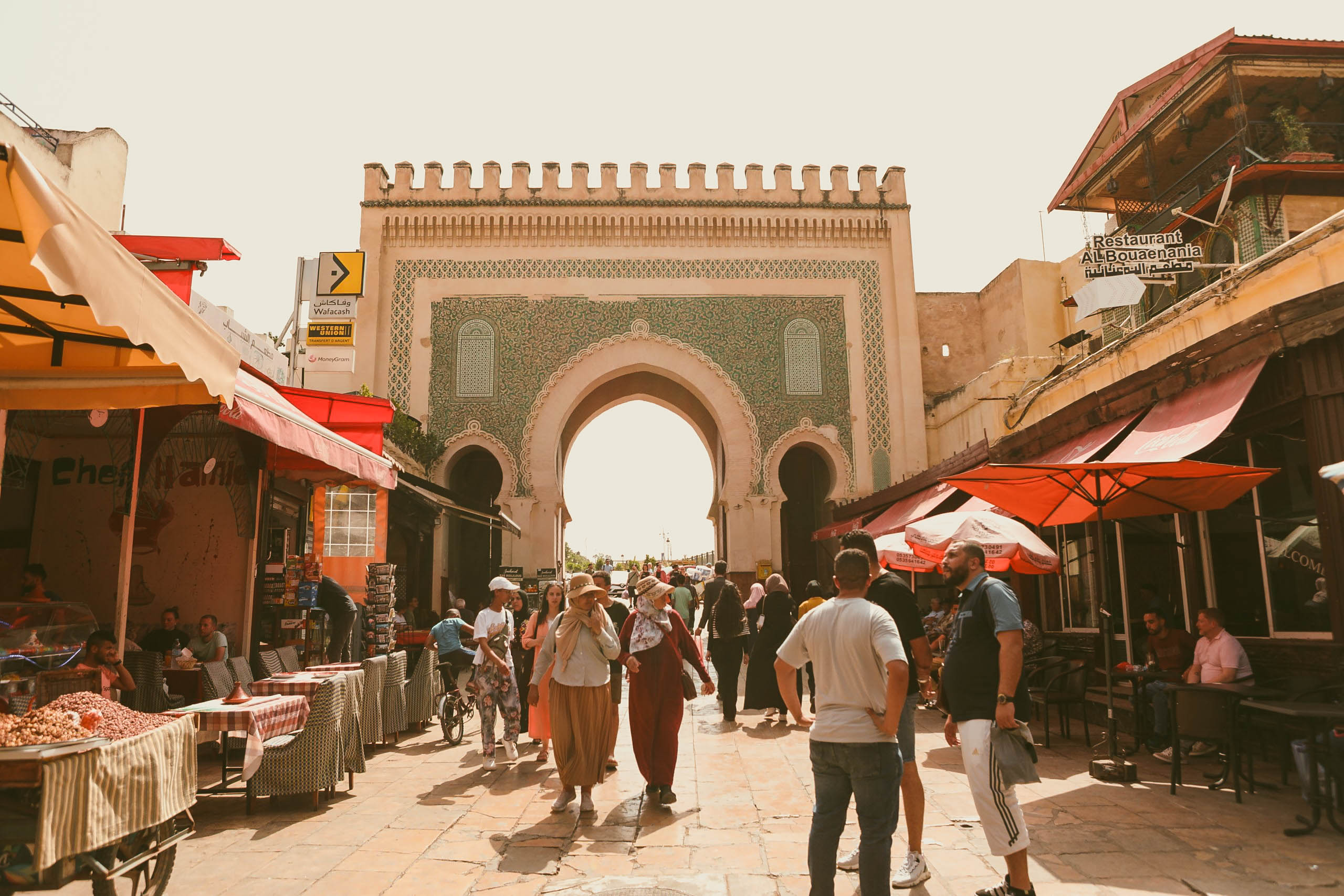 Bab Bou Jeloud in Fes Old Medina