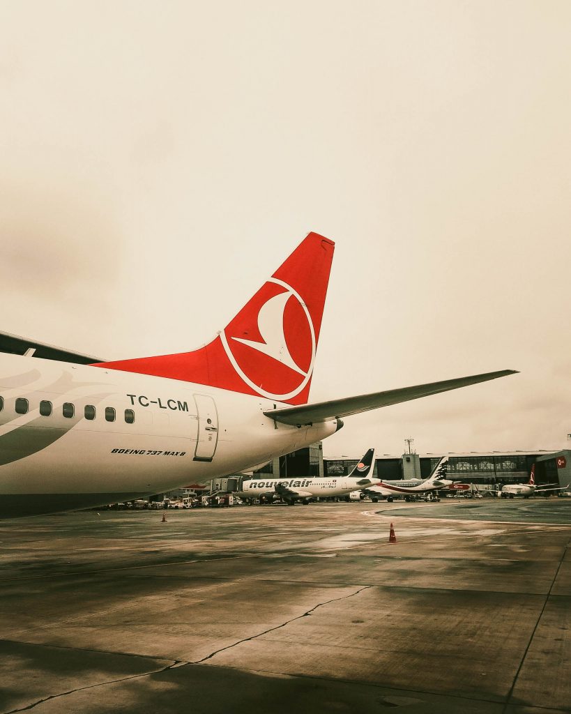 Turkish Airlines Plane on Tarmac