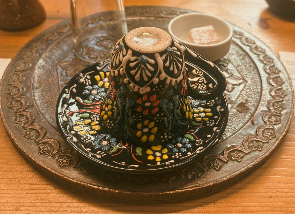 Turkish Coffee Cup and Saucer