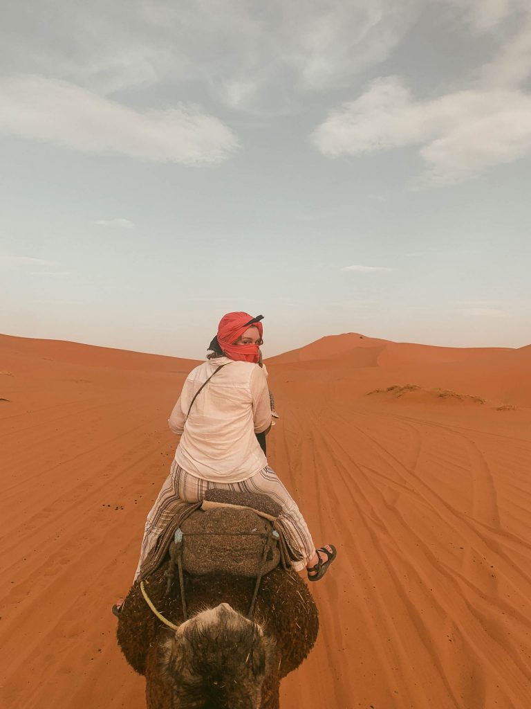 elle atlas travel merzouga morocco camel ride back profile original 1