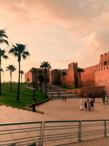 Rabat Kasbah at Sunset