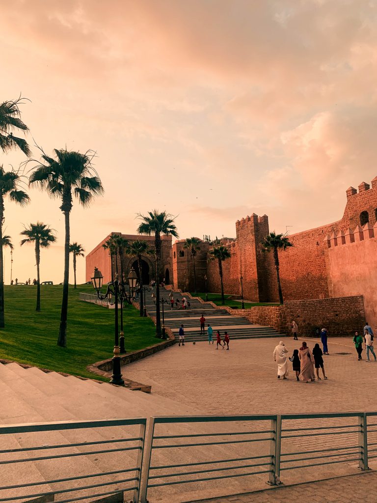Rabat Kasbah at Sunset