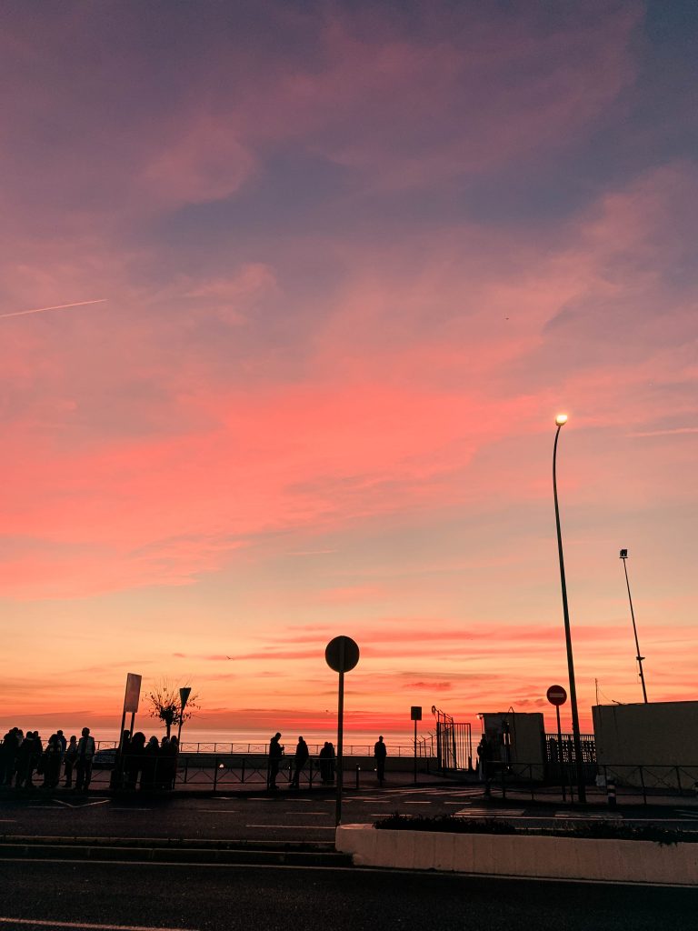 Beachfront Sunset in Rabat