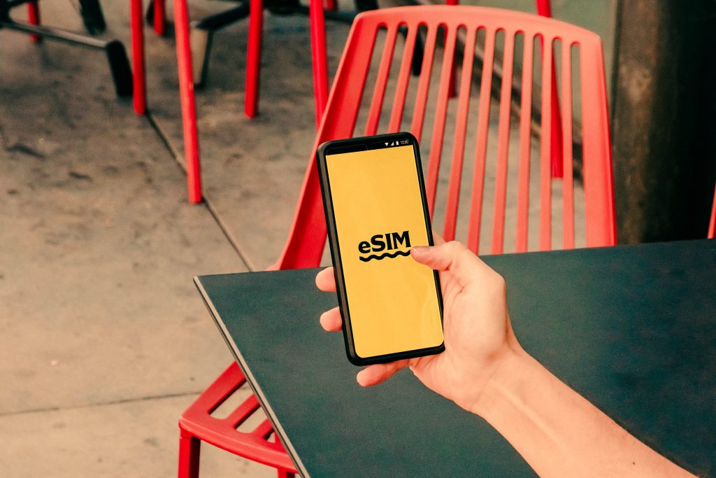 esim phone screen