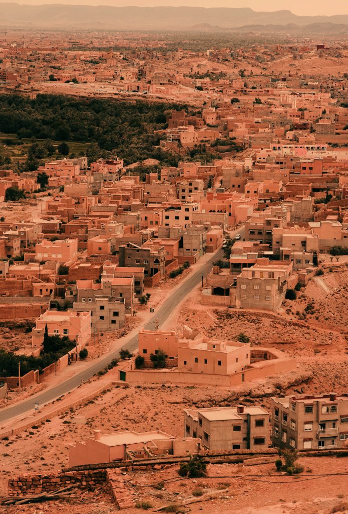 morocco village aerial view
