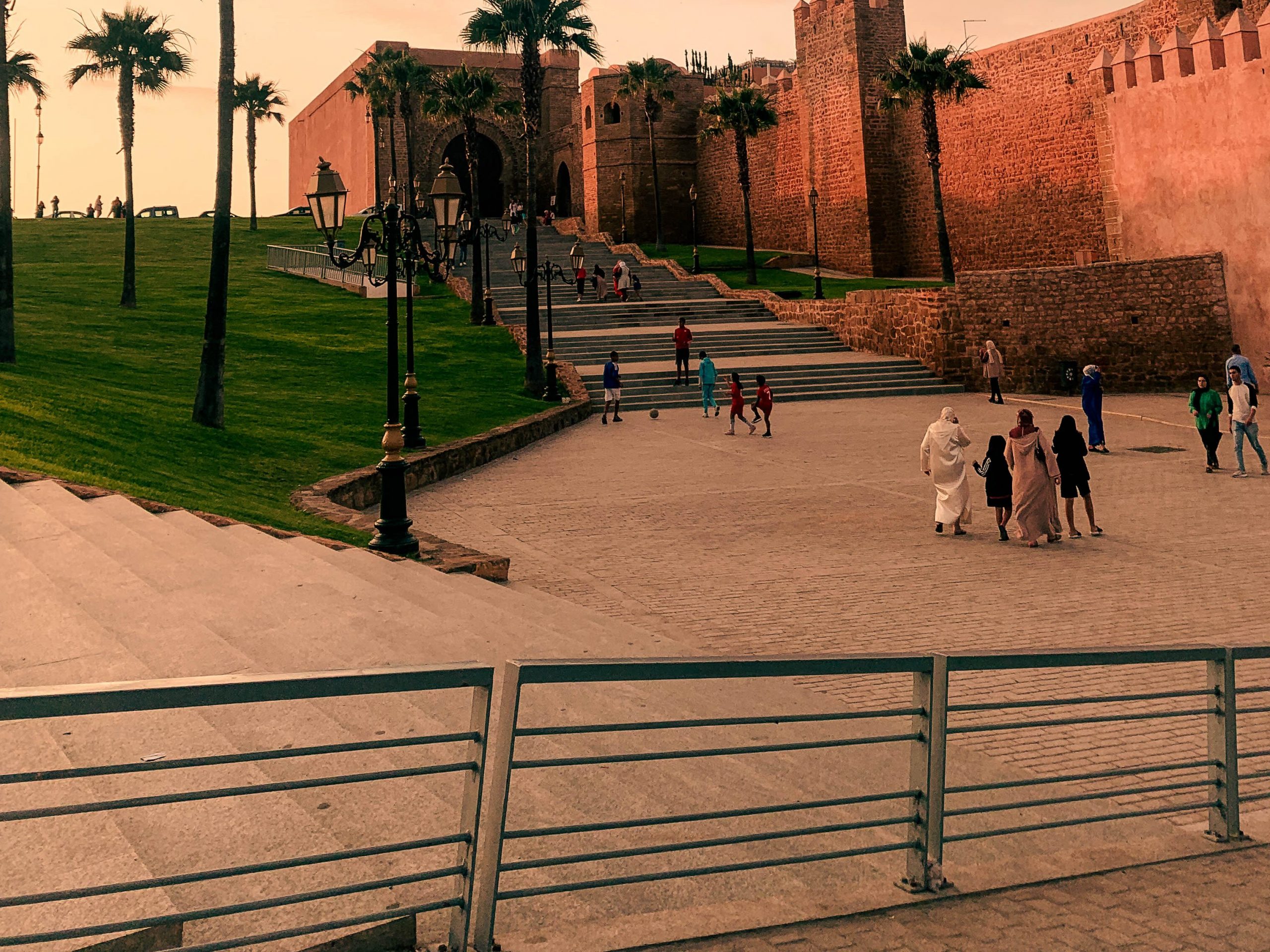 Rabat Kasbah at Sunset