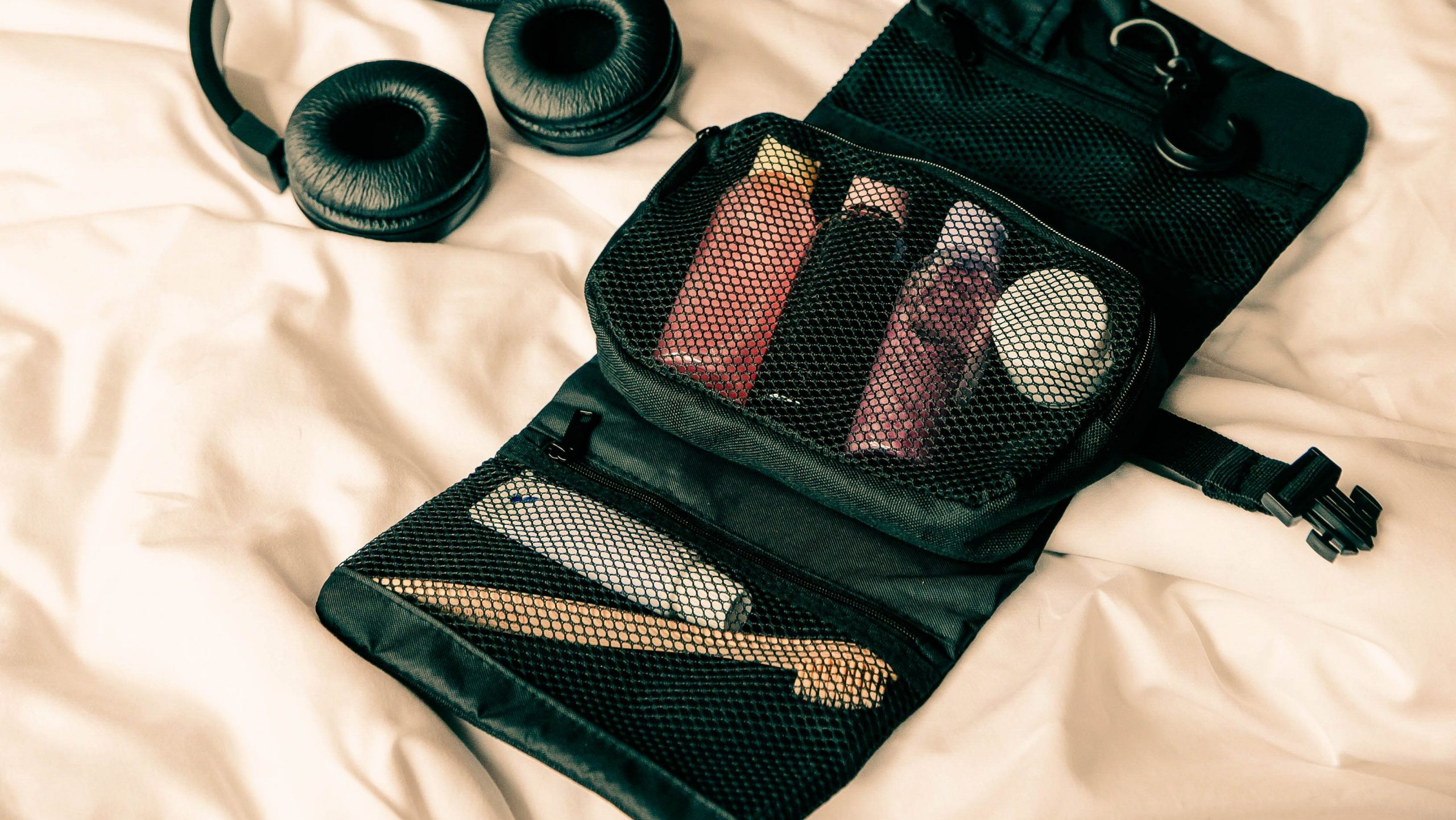 Woman packing suitcase