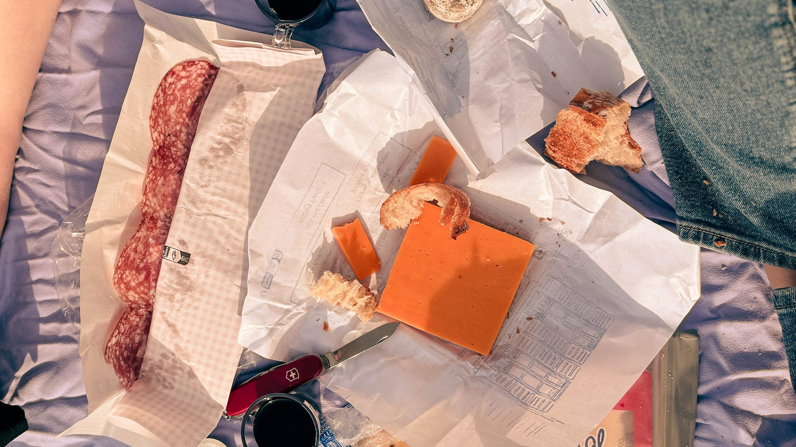 photo of picnic spread