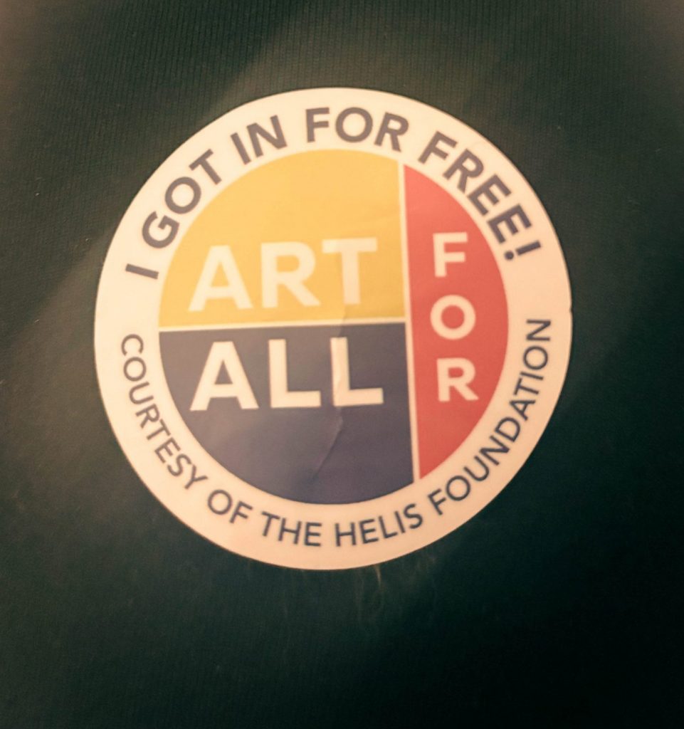 free NOLA museum sticker
