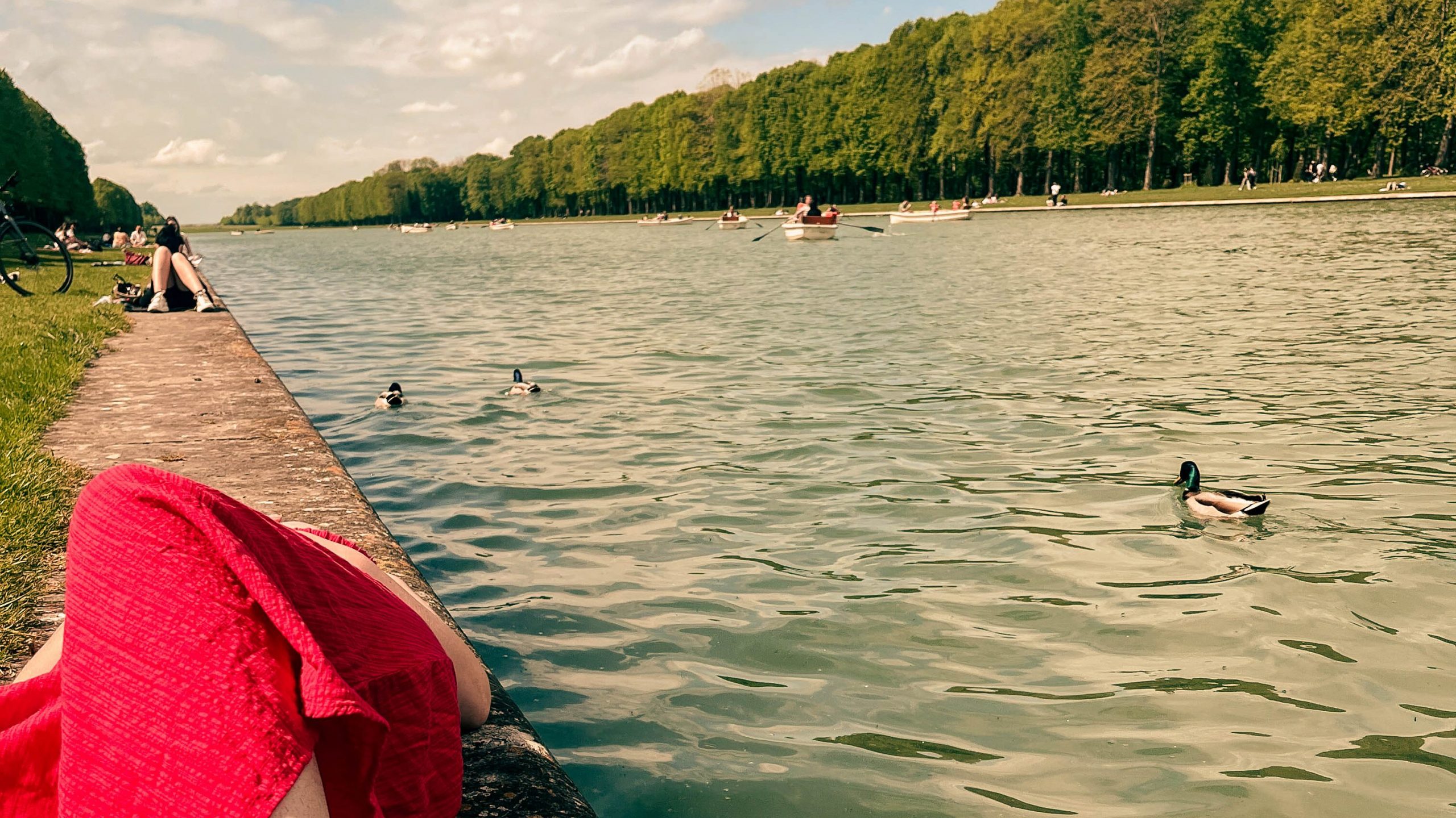 7 Affordable Things to Do Solo in Paris photo of Versailles park grand canal