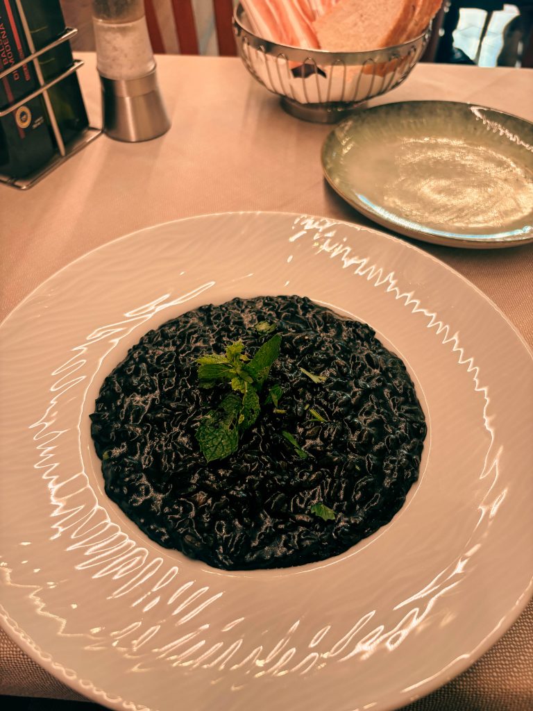 The Ultimate Venice Travel Guide photo of squid ink risotto