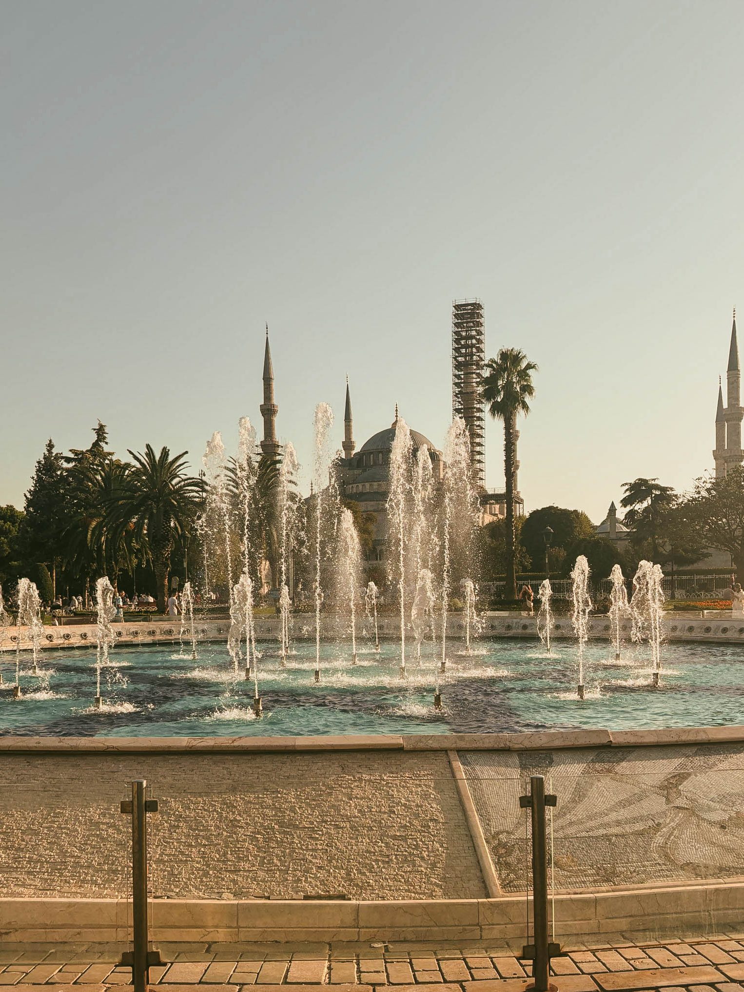 elle atlas travel istanbul turkey fountain sultanahmet square original 1